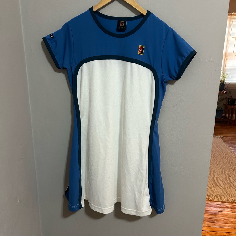 Vintage 90s Nike Women’s Tennis Dress Blue Sz Medium